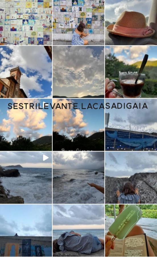 La Casa Di Gaia Leilighet Sestri Levante Eksteriør bilde